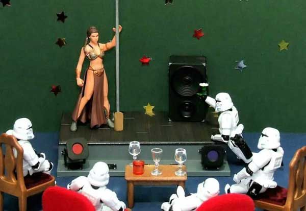 Star Wars Stripper cantina Diorama