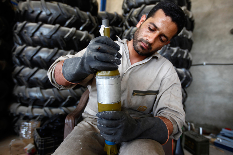 on his off days Saheed does oil changes