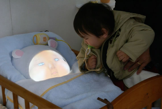 Meet Yotaro, Japan's creepy crybaby robot