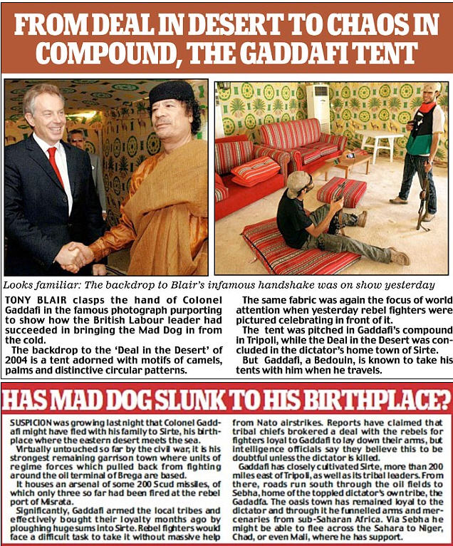 First Peeks inside the Gaddafi Neverland Compound