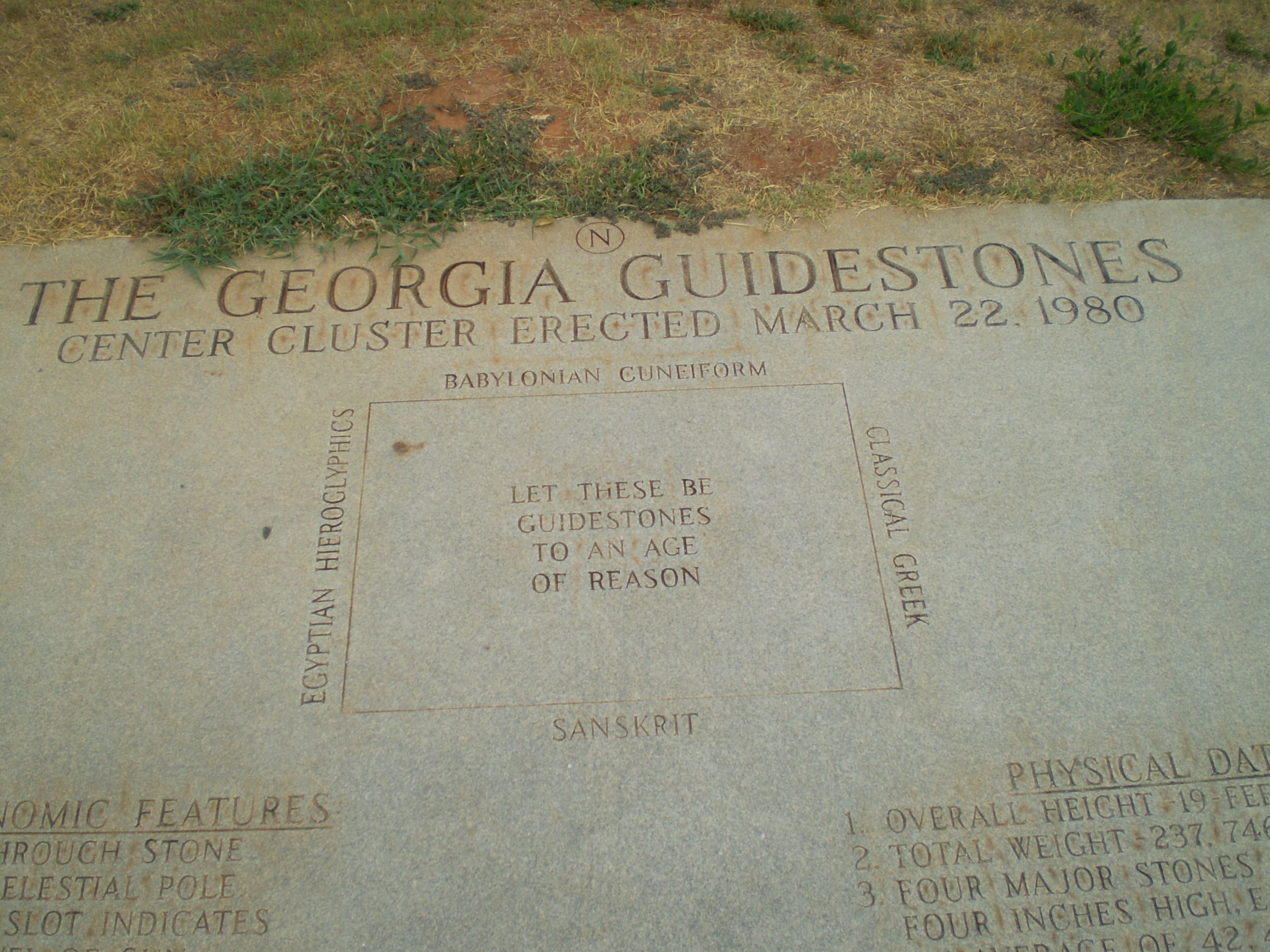 The Georgia Guidestones;  Good or Evil?