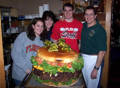 The Biggest Cheeseburgers Ever