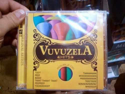 Get your vuvuzela hits cd now.