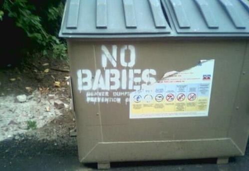 Where do I throw my babies out then??  