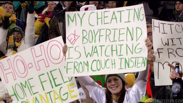 A Packers fan gets the last laugh.