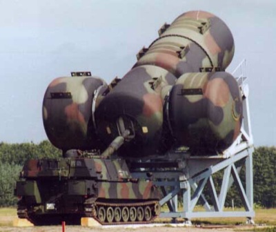 This is a 155mm Howitzer suppressor.  It's used in Germany so that the civilian populace is not disturbed.