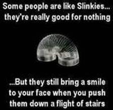 People are like Slinkies
