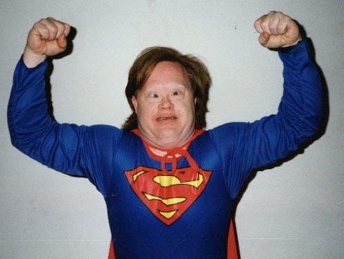 Fighting crime with the powers of his extra chromosome
