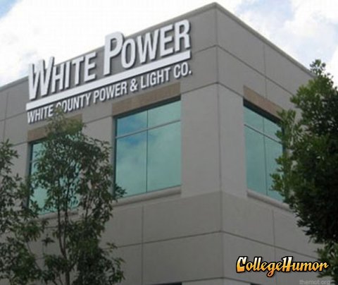 Not what ya think, White County Power  and Light Co.