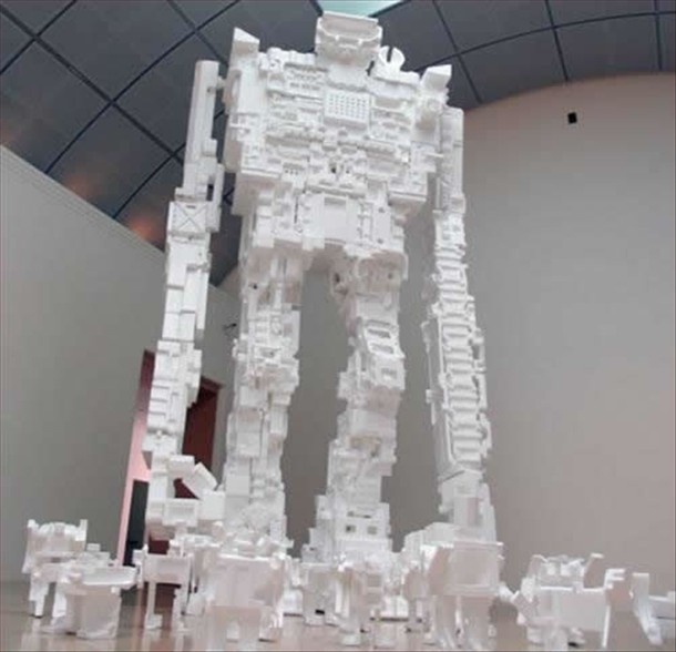 Styrofoam robot
