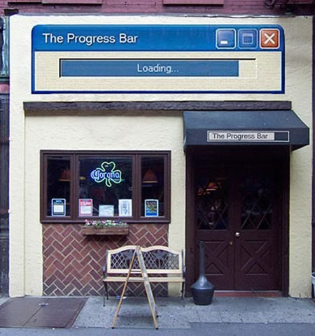 the progress bar