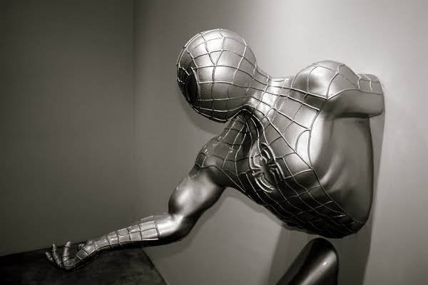 Sculptures Of Superheroes