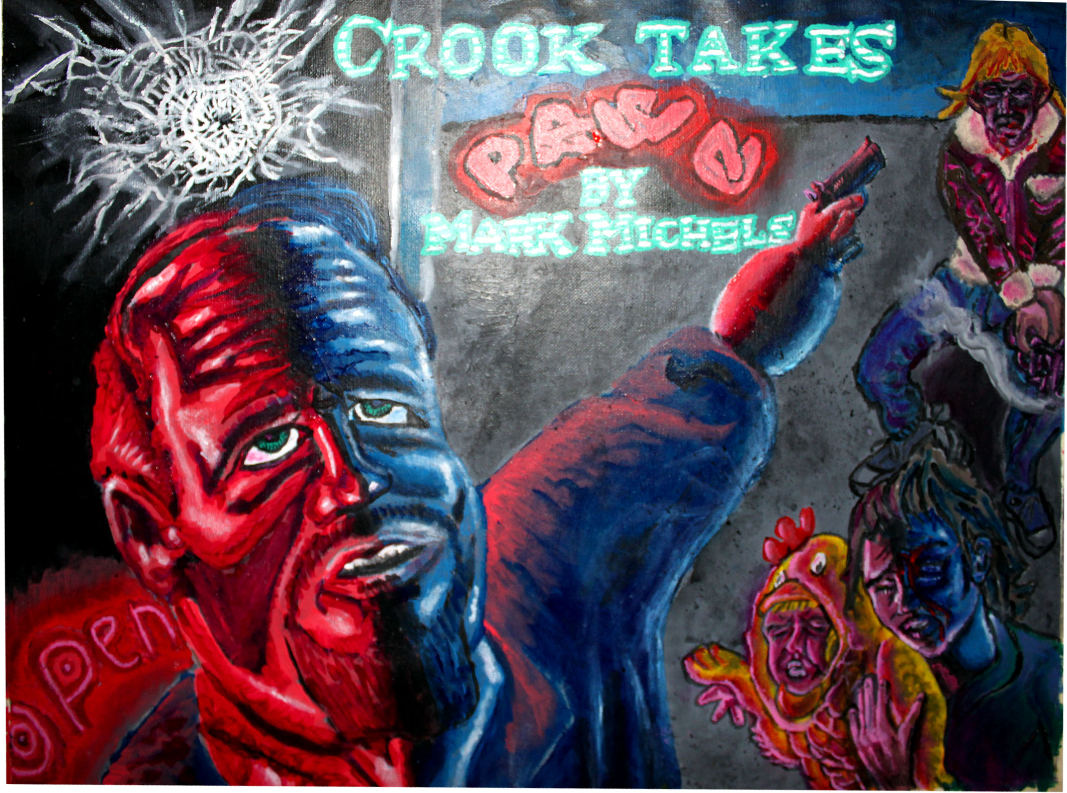 Crook Takes Pawn Painting Cover