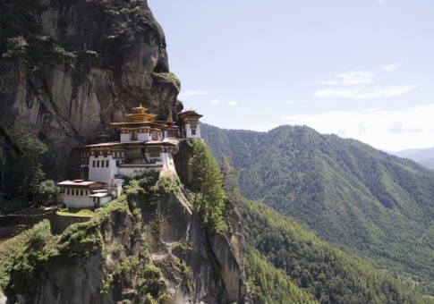 Takstang Monastery in the kingdom of Bhutan