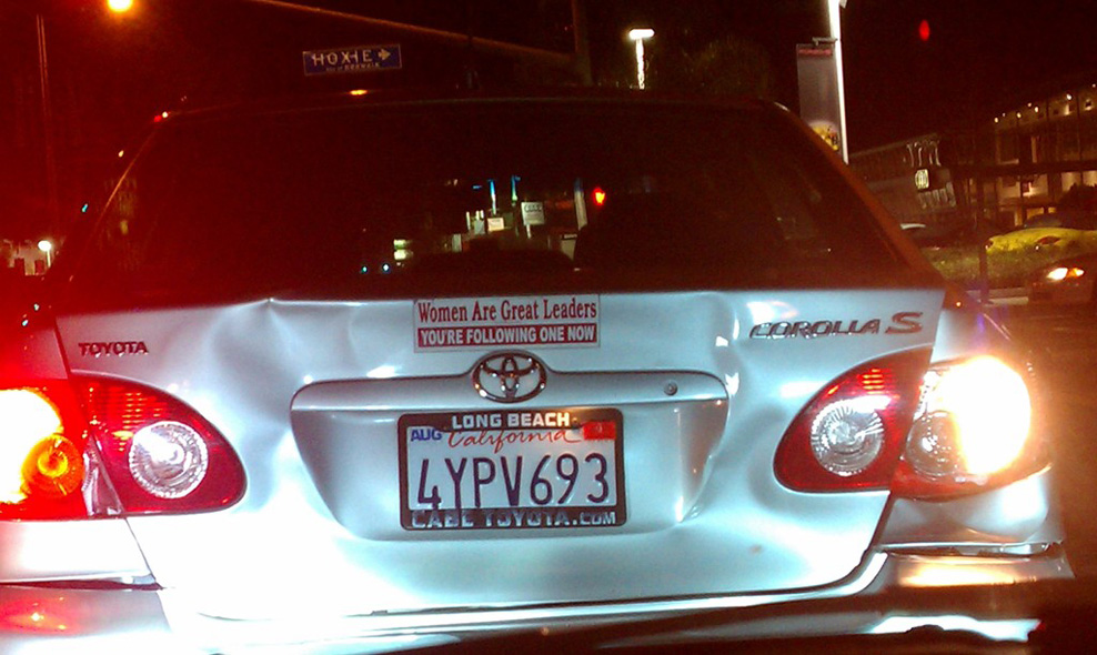 funny bumper stickers women - Thoxhe Women Are Great Leaders You'Re ing One Now Orollas Toyota Long Beach Aug Varforma LYPV693