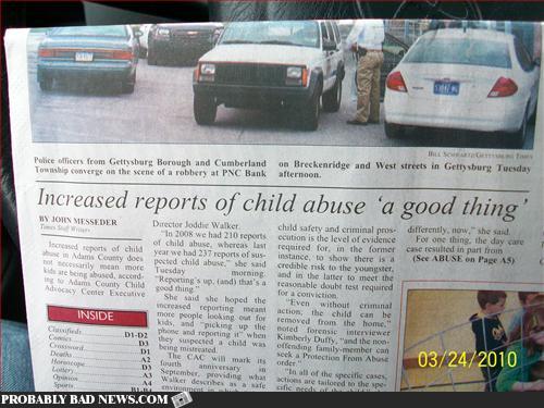 Bad News Headlines and Ad Placement
