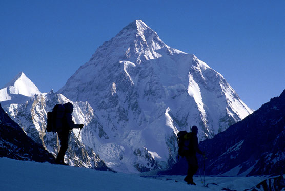 Due to precipitation, for a few weeks, K2 is taller than Mt. Everest.