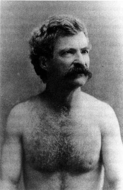 Mark Twain in 1883.