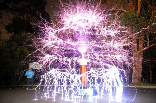 On the 7th day of Christmas my true love gave to me, a Tesla Christmas tree.