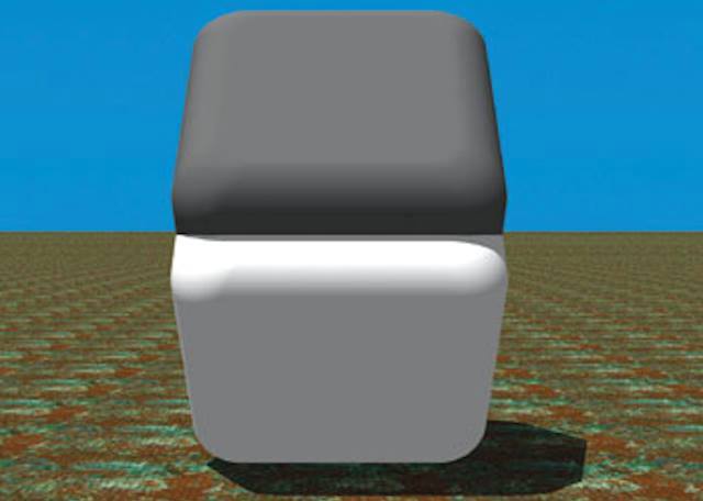 These two blocks are the same shade of gray. Dont believe me? Use your finger to cover the line and the shading in the middle and see for yourself!