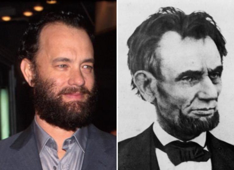 Tom Hanks is related to Abraham Lincoln. Although very distant, the Castaway star does share genes with our sixteenth president. We wont get into all the confusing specifics, but what it boils down to is that Hanks is President Lincolns third cousin, four generations removed.