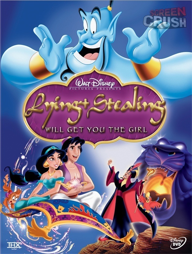 aladdin animation movie poster - Screen Cpush Walt Disney Leringt Stealing "Will Get You The Girl Disney Thx Dvd