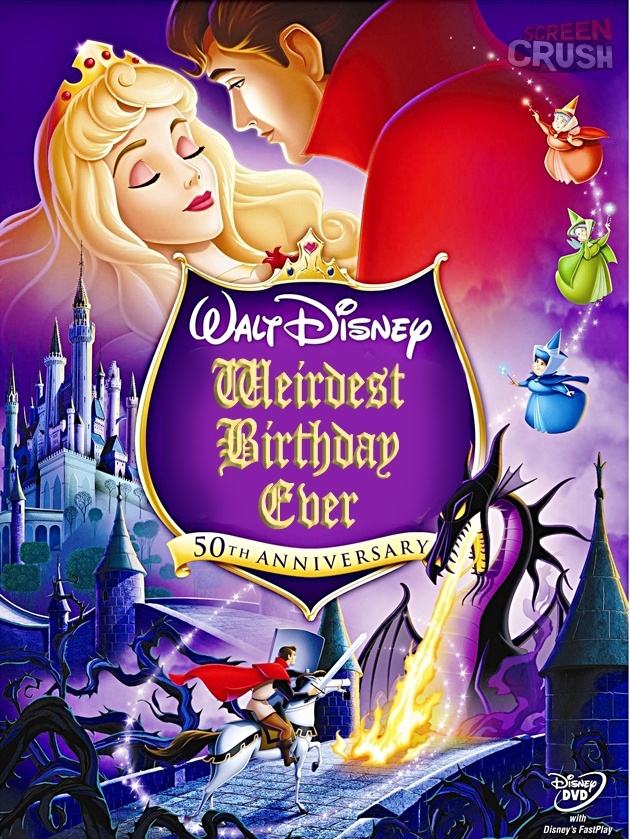 disney movie covers - Screen Crush Walt Disney TWeirdest Birthday Ever 50TH Annive Niversary Disney Dvd with Disney's FastPlay