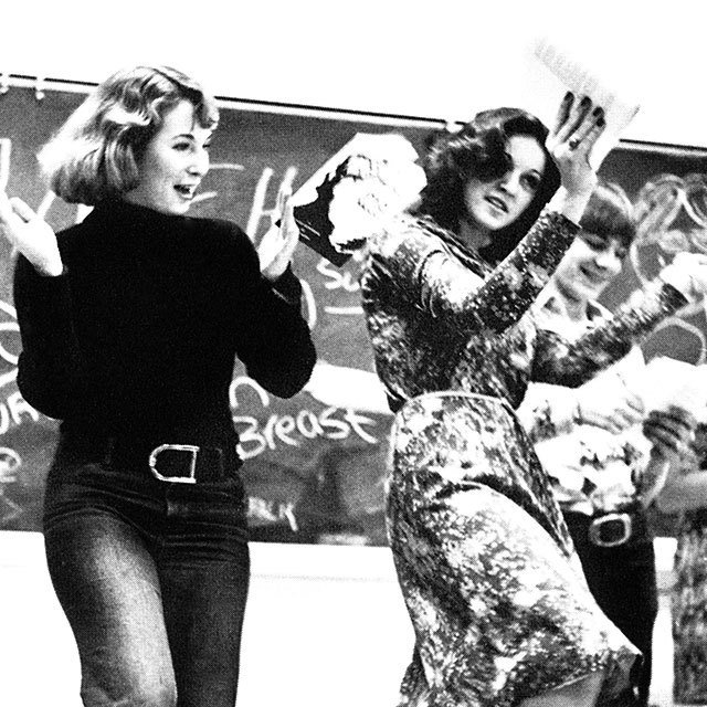 Madonna -  1975 play rehearsal at Michigan's Adams High School.