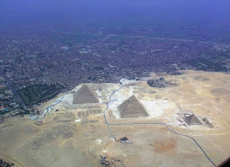 The Pyramids, Steps Away From Urban Giza