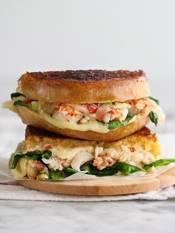 lobster grilled cheese sandwich