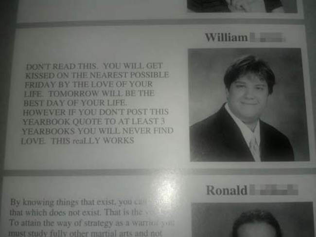 25 Yearbook Quotes You'll Wish You Thought Of