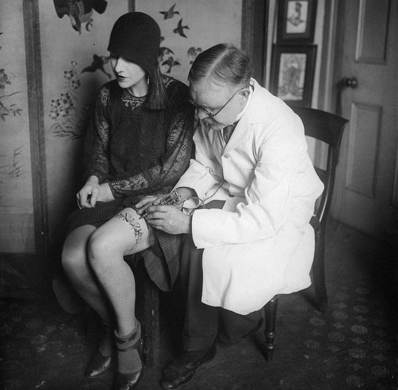 King of Tattooists" George Burchett in the 1930s