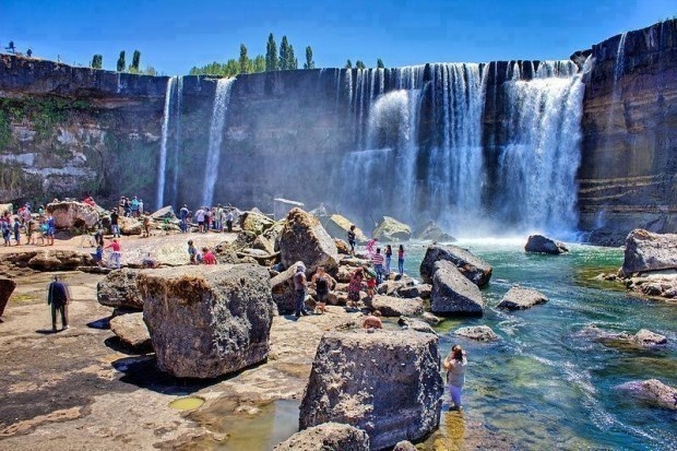The Laja Falls in Chile