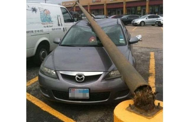 This unfortunate parker.
