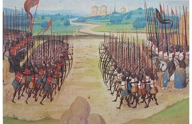 The Battle of Agincourt may have been fought by pantsless soldiers. Because of pooping. The battle was waged by guys with their pants pulled down to allow for speedy pooping.