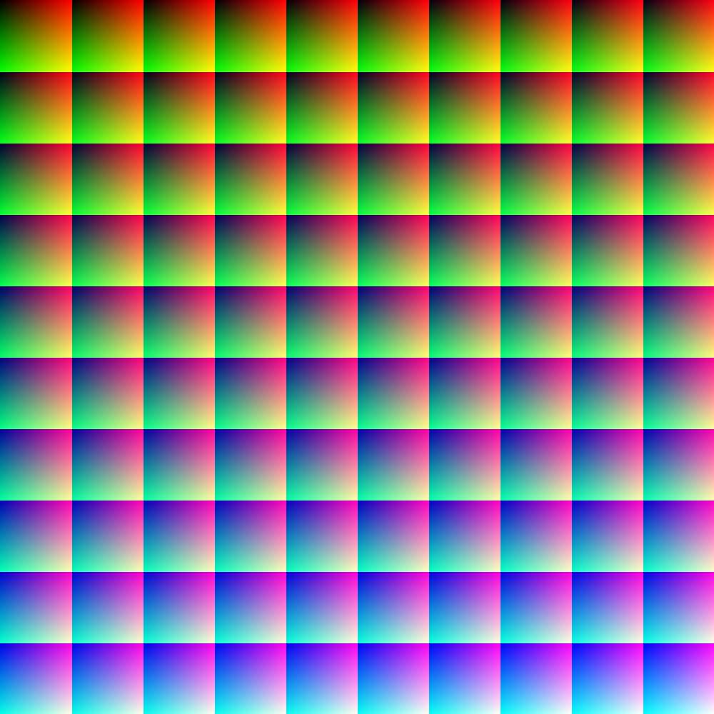 1 million different colors in this one image