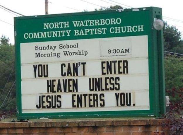 24 Sexually Suggestive Church Signs