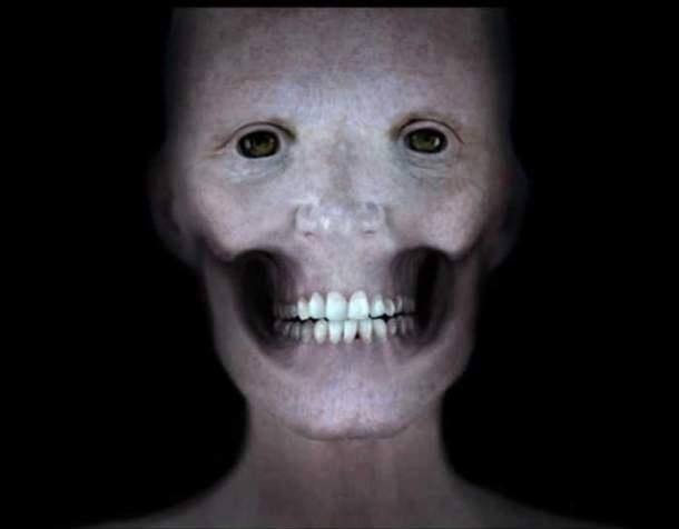 This is what your face would look like without muscles.