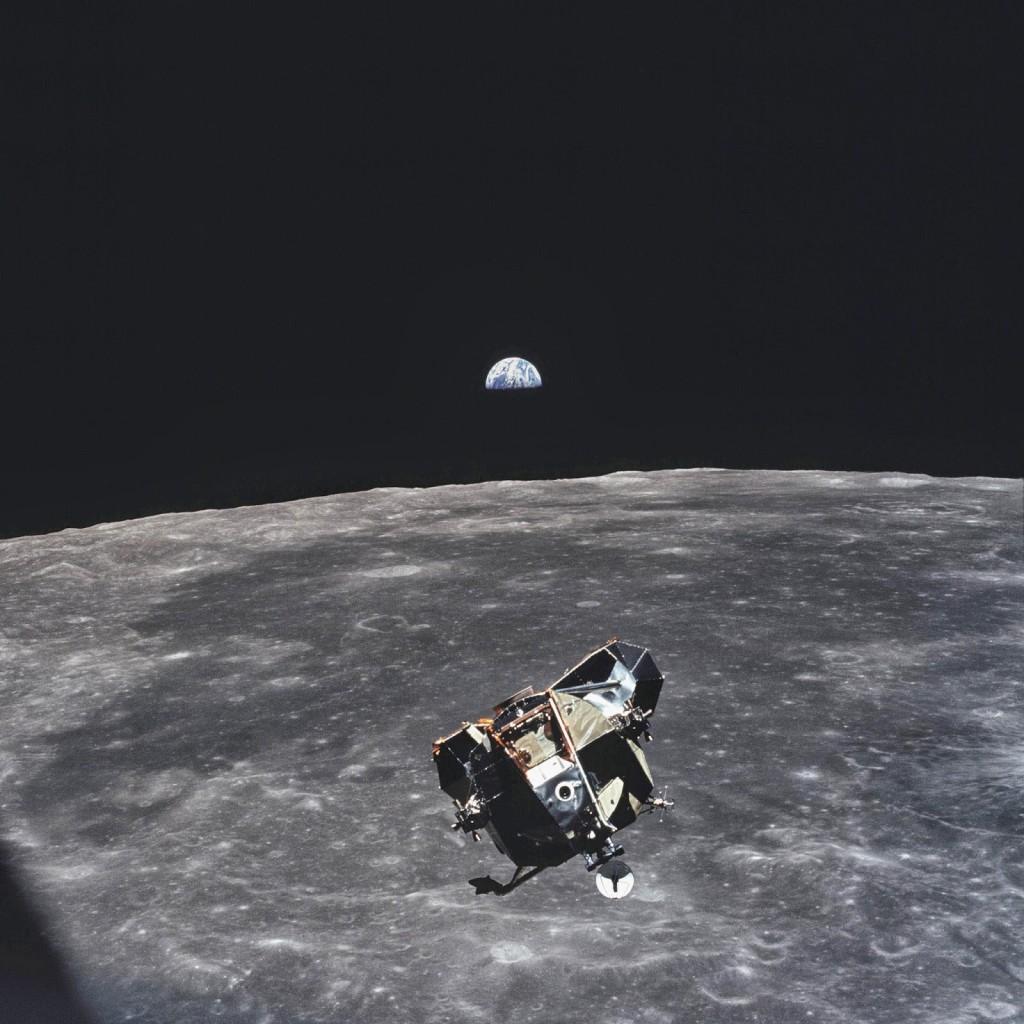 Picture taken by Michael Collins, an astronaut (1969)