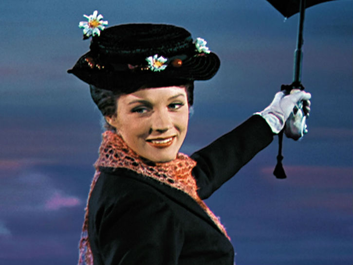 "MARY POPPINS" (1964) With Julie Andrews and Dick Van Dyke are irresistibly charming, the musical numbers unbelievably catchy and the storyline impeccably sentimental, it's not hard to see why "Mary Poppins" is such as well-loved and highly regarded film.