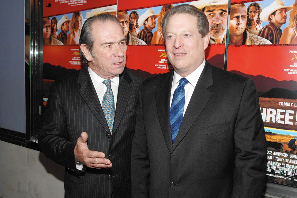 Tommy Lee Jones and Al Gore - The two had actually shared a room in Dunster House, an undergraduate residence at Harvard, back in the ‘60s.