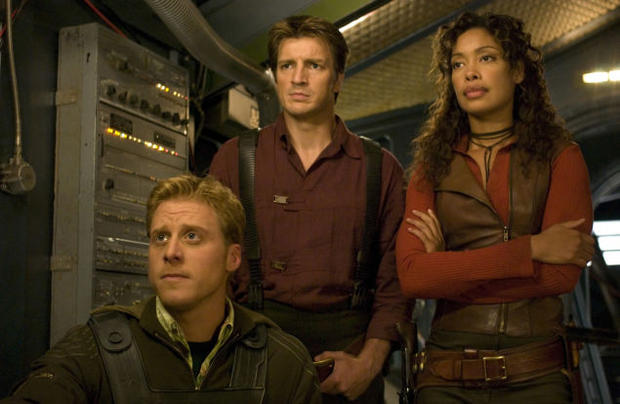 THE U.S. GOVERNMENT CANCELED FIREFLY - Although it had a loyal fan base and was generally well-received by critics, Joss Whedon's sci-fi drama Firefly was canceled in 2002 after airing just 11 episodes. While Fox claims the decision to cancel Firefly was based purely on its low ratings, conspiracy theorists are convinced that the U.S. government had something to do with the demise of the "space opera." The show focuses on a group of independent outlaws who fight for civil rights under the oppressive and immoral Union of Allied Planets. According to the fans who subscribe to this theory, the powers that be weren't pleased with the anti-government sentiment expressed by the show. What's more, they point out, while the show was airing, the Bush administration was trying to build a case for the Iraq War; it's no coincidence that it was canceled just three months before the invasion of the Middle Eastern country.
