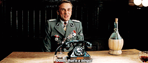 Inglorious Basterds - it's not a hidden plot point so much as the overall allegory. The plot follows the propaganda machine led by Joseph Goebbels showing how movies were used to promote stereotypes of Jews and glorify the Nazi cause, when the other plot in the film is literally glorifying the brutal killing of Nazis.
Tarantino gets the audience to cheer on the savage acts of the Basterds, and by doing so proves how easily it is to manipulate the emotions of the people. It's a really interesting way to show people how it's understandable that nearly an entire nation can get essentially brainwashed into supporting a tyrannical war mongering dictator.