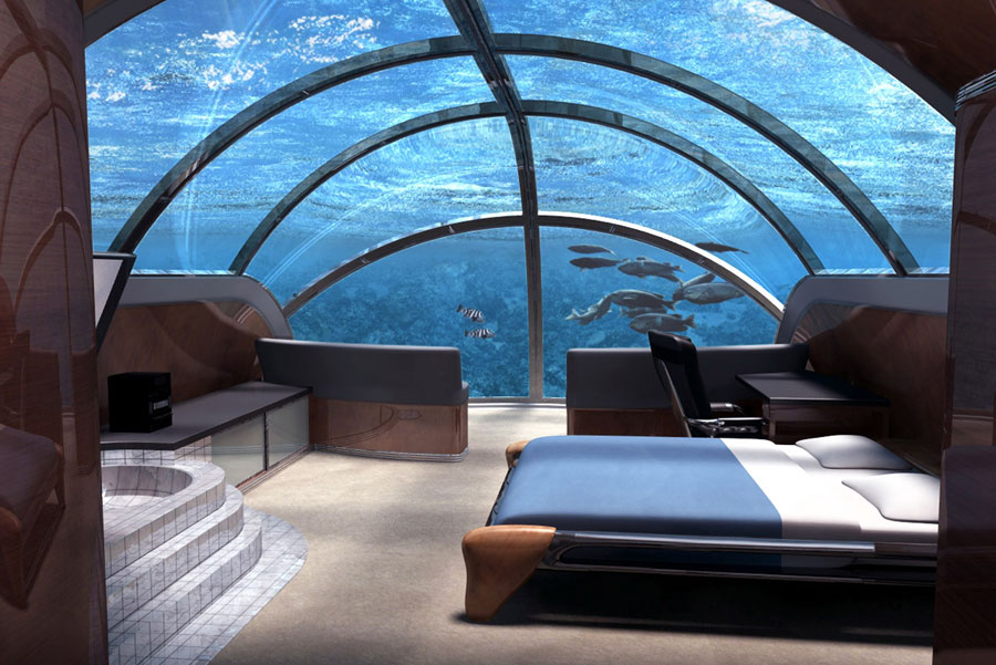 The Nautilus Suite – Poseidon Undersea Resort (Poseidon Mystery Island, Fiji)