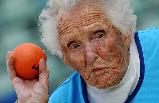Ruth Frith shows that age is no barrier when it comes to sport. 