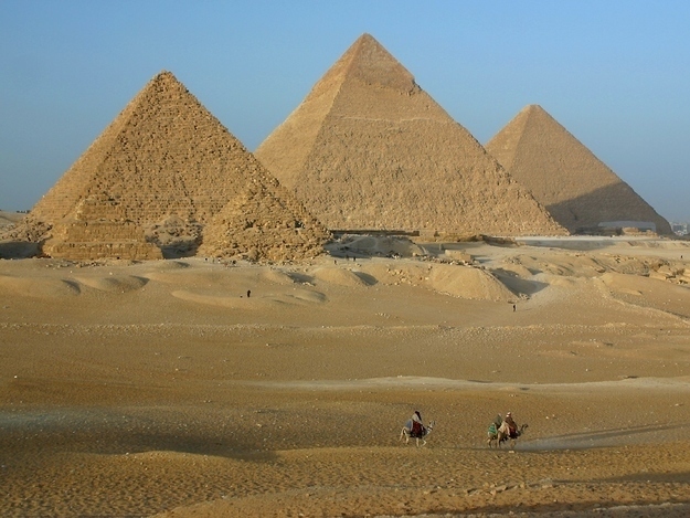 Now breathe easy and keep reading...The Great Pyramid was built circa 2560 B.C.