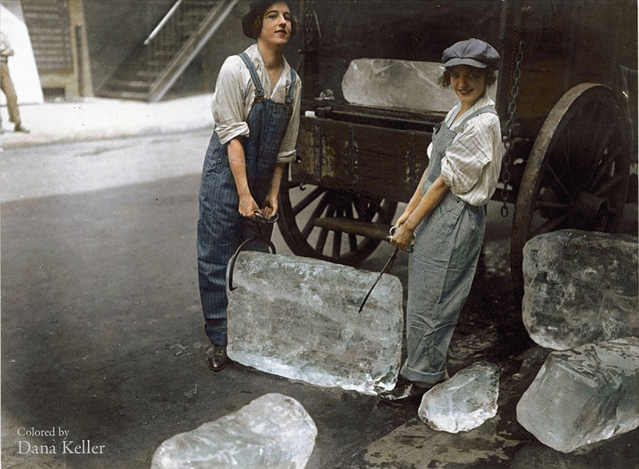 Historic Black and White Pictures Restored in Color
