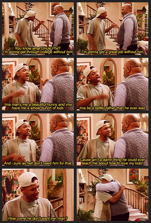 This emotional scene from the fresh prince.