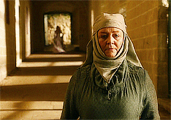Septa Mordane - Died so that Sansa would have time to escape the purge of the Starks. As a septa, she was a the Westerosi version of a nun.