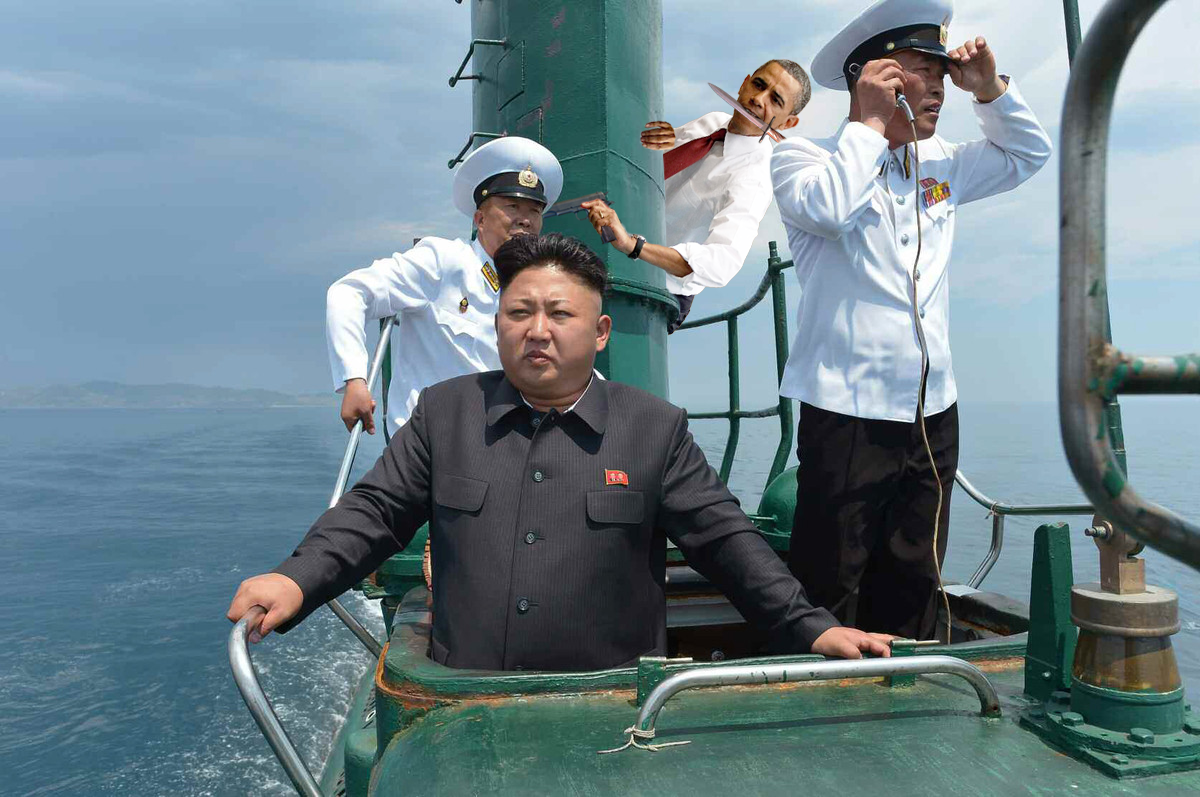 photoshop north korean submarines